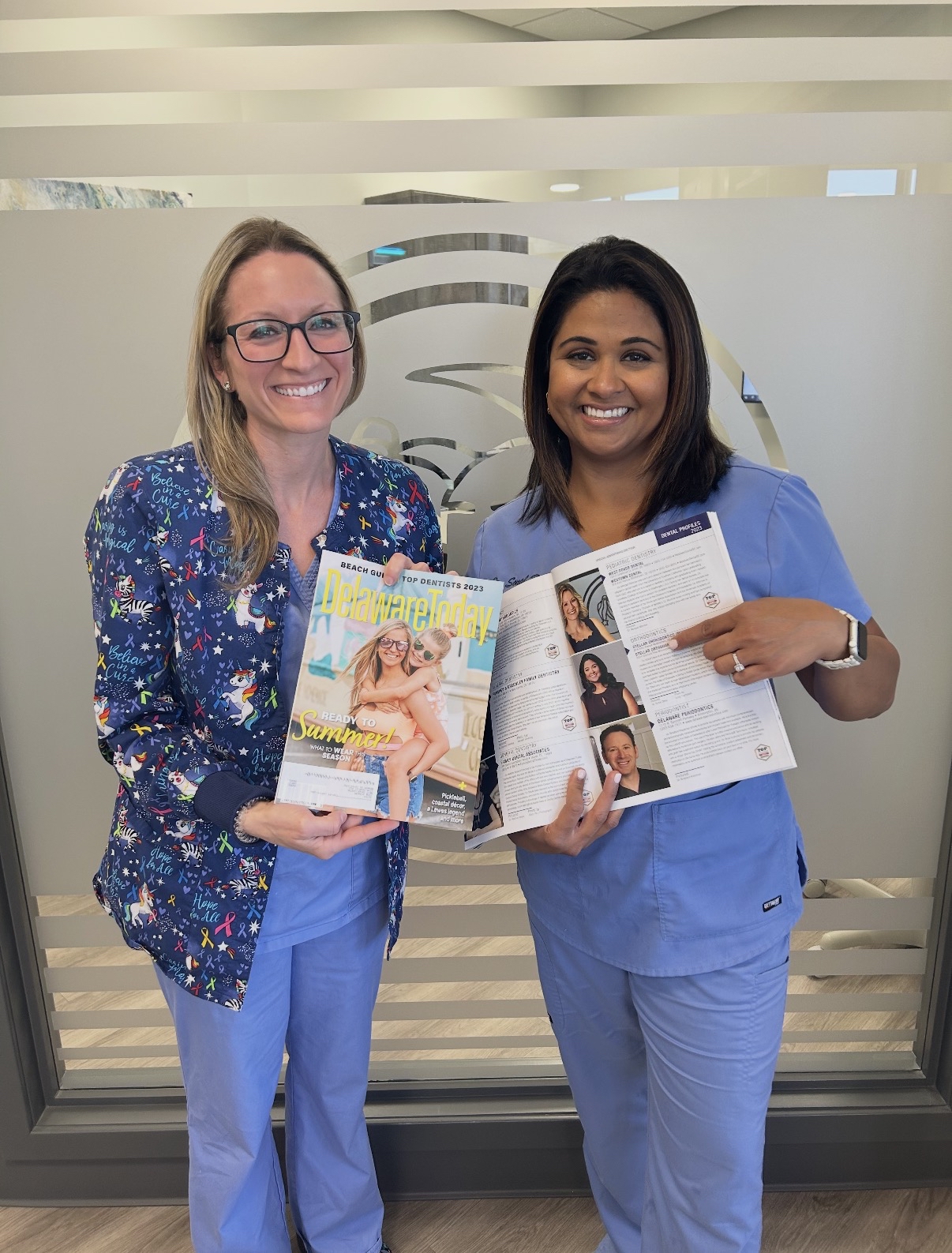 First Smile team featured in Delaware Today magazine as Top Dentists