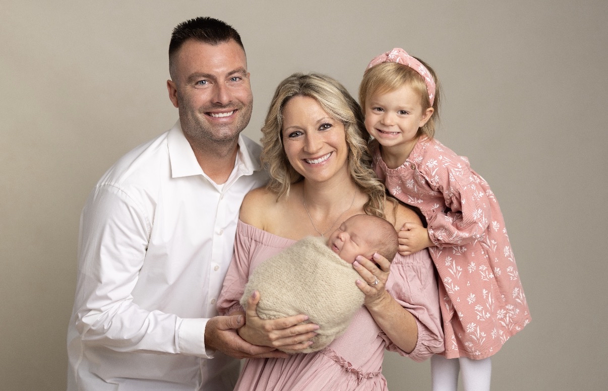 Dr. Morrow with her family